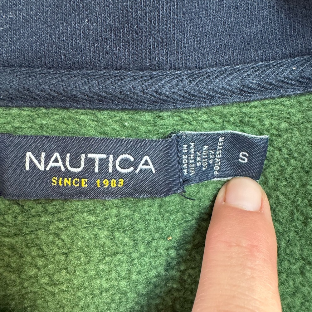 Nautica men’s pullover sweater quarter zip fleece size small - Picture 4 of 5